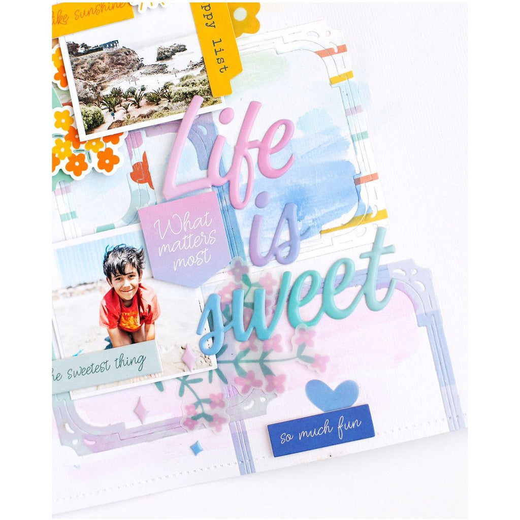 Pinkfresh Studio The Simple Things Vellum Ephemera 225524 Paper Frames Layout | color-code:ALT01