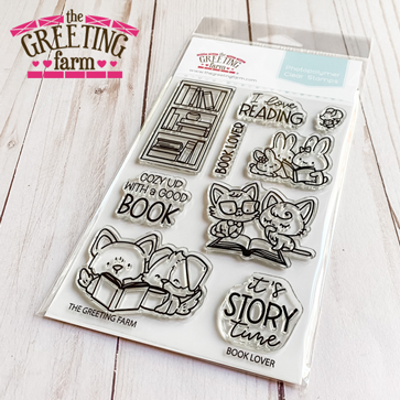 The Greeting Farm Book Lover Stamps