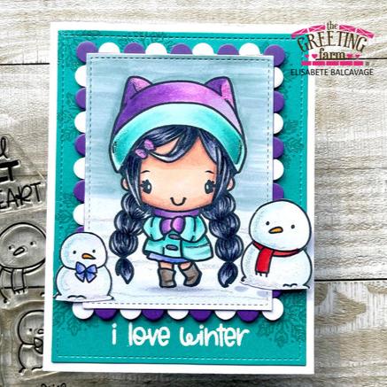 The Greeting Farm Frosty Kisses Stamps Love Winter | color-code:ALT02