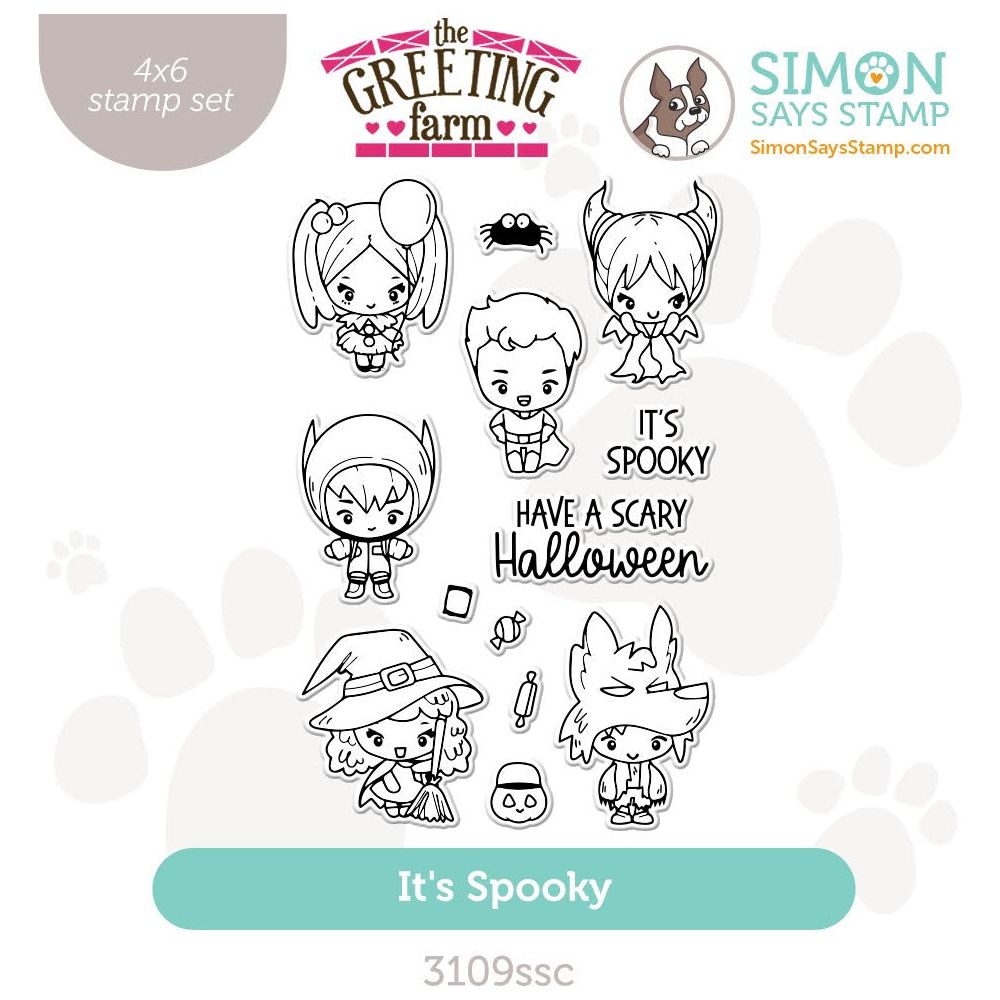 The Greeting Farm It's Spooky STAMPtember Exclusive Stamps 3109ssc