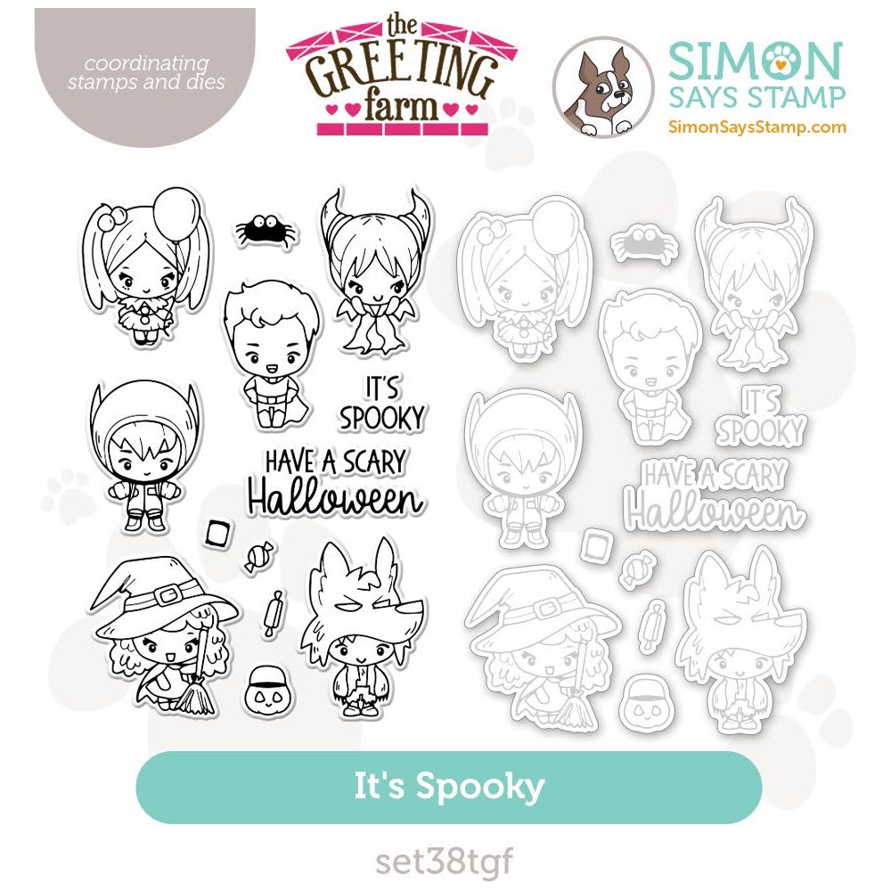 The Greeting Farm It's Spooky STAMPtember Exclusive Stamps Stamps and Dies