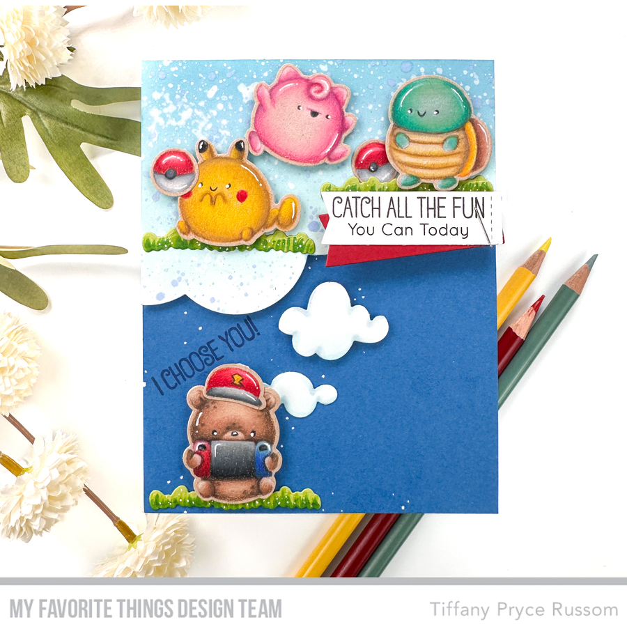 My Favorite Things Evolving Friends Clear Stamps and Dies Set Choose You | color-code:alt2