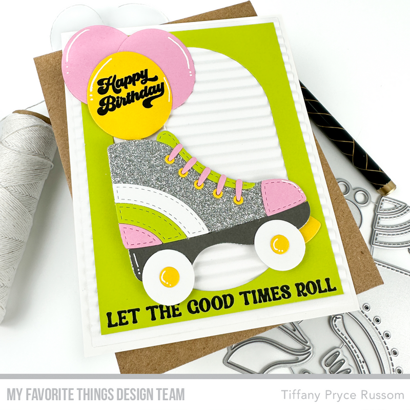 My Favorite Things Let the Good Times Roll Roller Skate Clear Stamps and Dies Good Times Roll | color-code:alt2