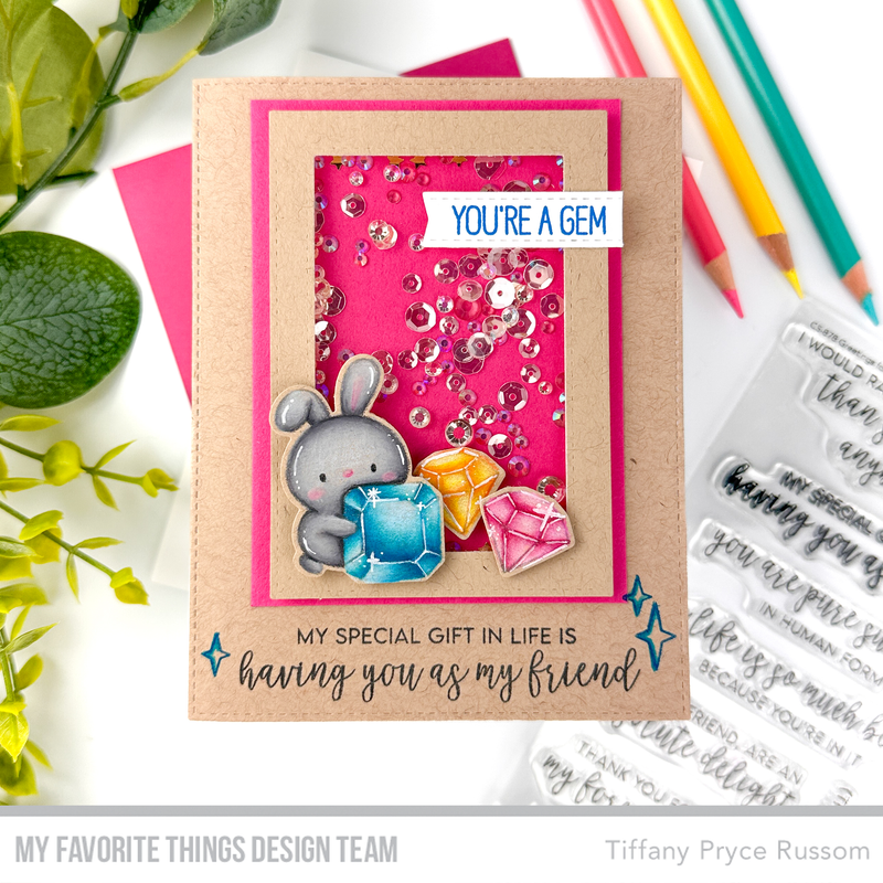 My Favorite Things Greetings for Good Humans Clear Stamps cs878 You're A Gem | color-code:alt2