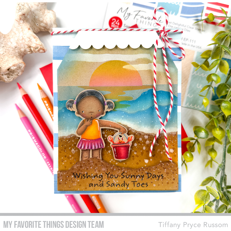 My Favorite Things Sunny Days and Sandy Toes Clear Stamps and Die Set Wishing You | color-code:alt1