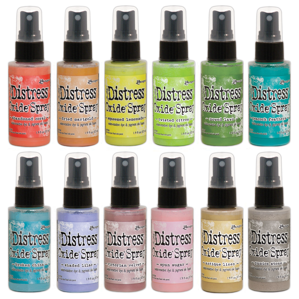 Tim Holtz Distress 12 Oxide Sprays Bundle 1