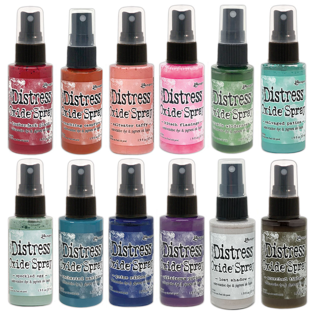 Tim Holtz Distress 12 Oxide Sprays Bundle 6