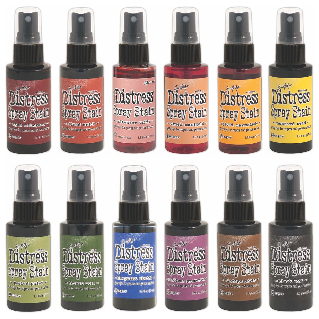 Tim Holtz Distress 12 Spray Stains Bundle 2