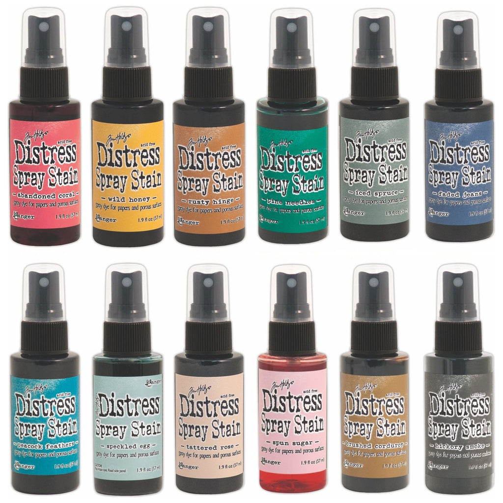 Tim Holtz Distress 12 Spray Stains Bundle 3