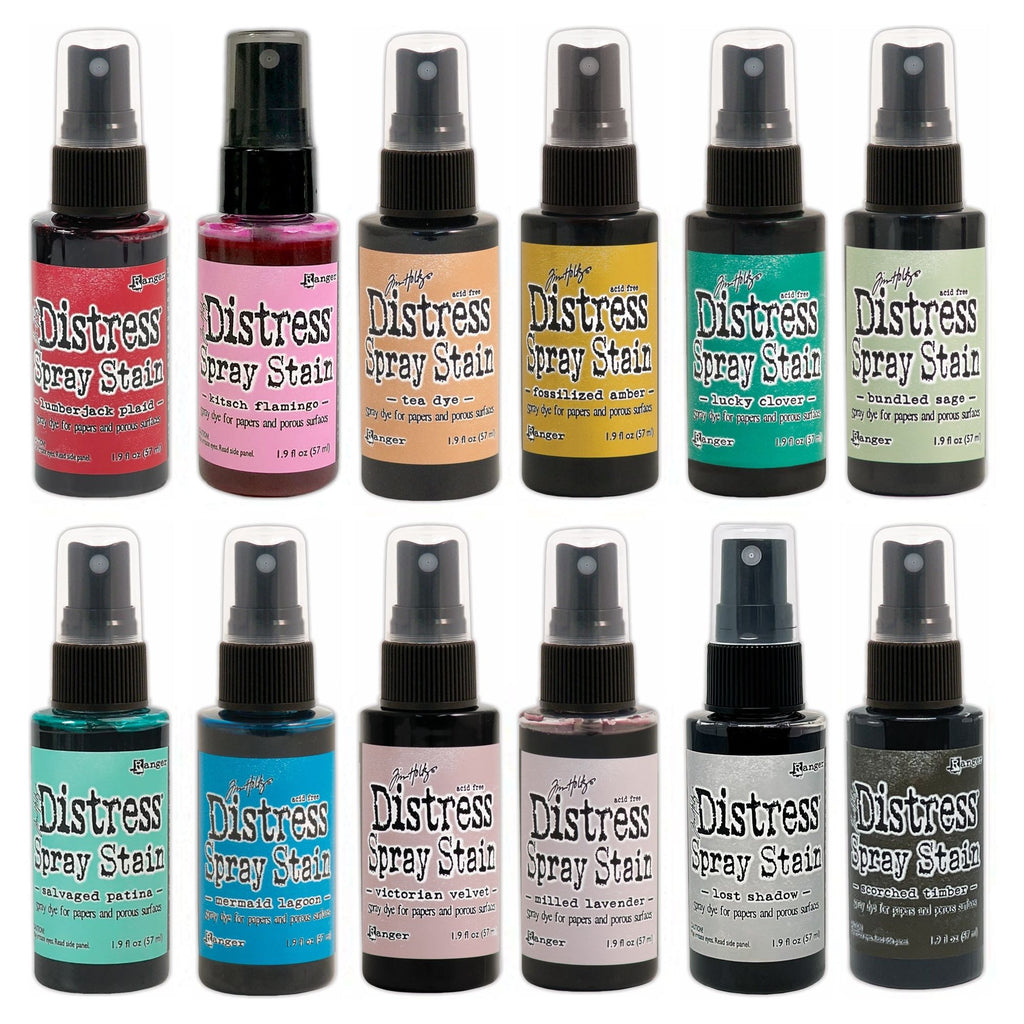 Tim Holtz Distress 12 Spray Stains Bundle 5