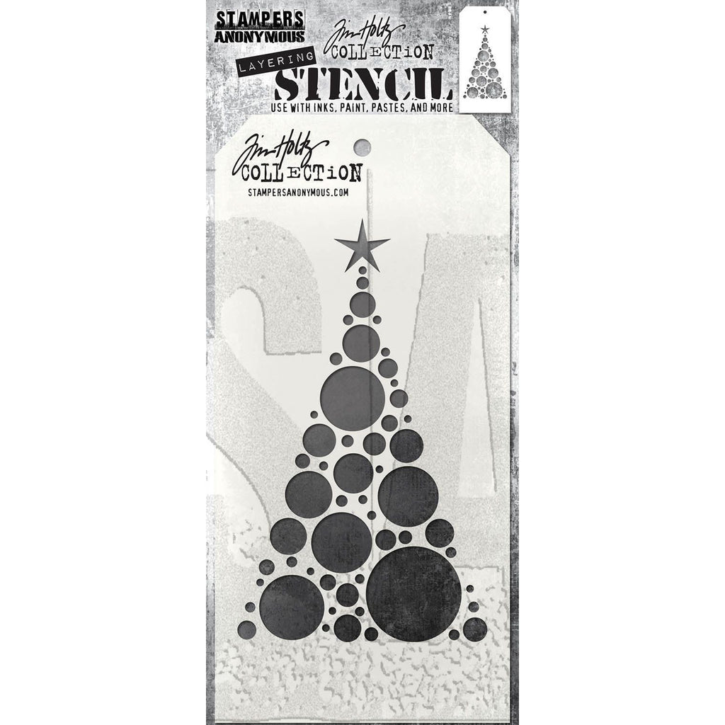 Tim Holtz Layering Stencil Modern Tree ths187