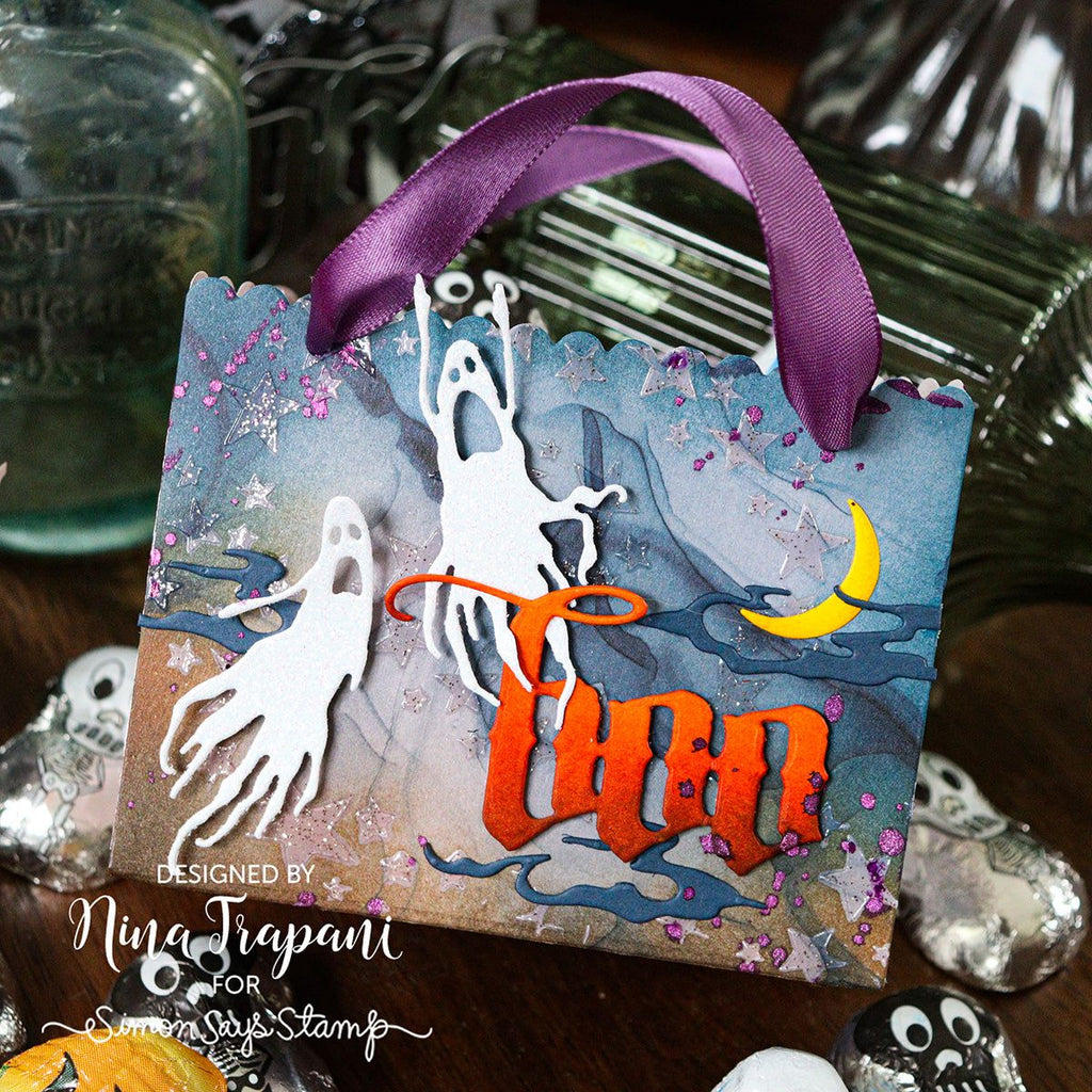 Tim Holtz Layering Stencil Spellbound ths170 boo | color-code:ALT02