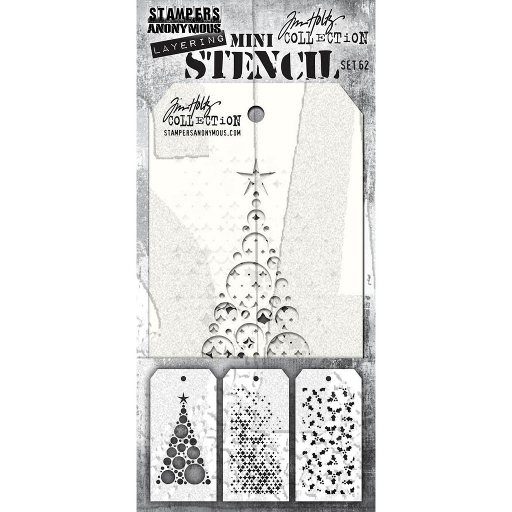 Tim Holtz Mini Stencil Set 62 mst062