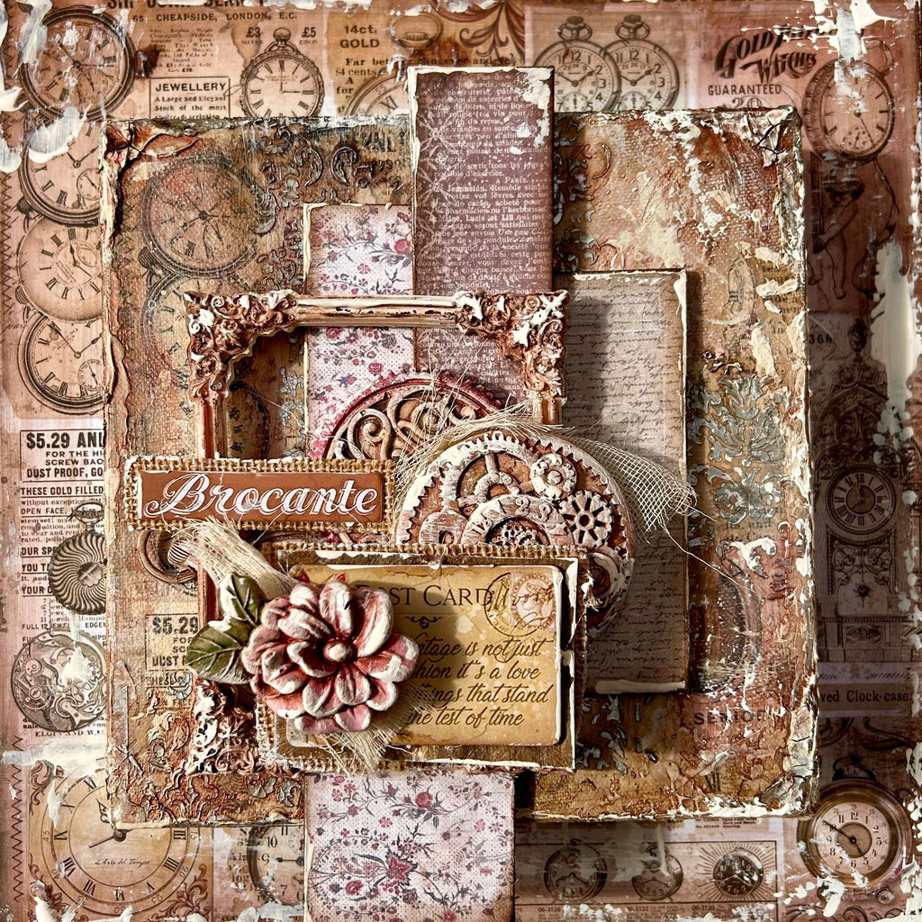 Stamperia Brocante Antiques Assorted Die Cuts dfldc94 collage