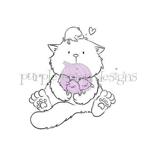 Purple Onion Designs Tofu Hugs Unmounted Cling Stamp pod5027