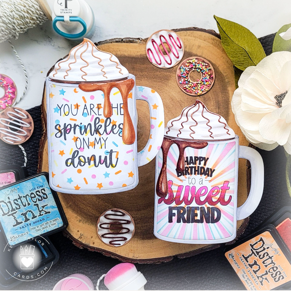 Trinity Stamps Cocoa Mug Die Set tmd-325 sprinkles