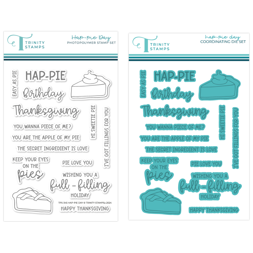 Trinity Stamps Hap-pie Day Stamp and Die Bundle
