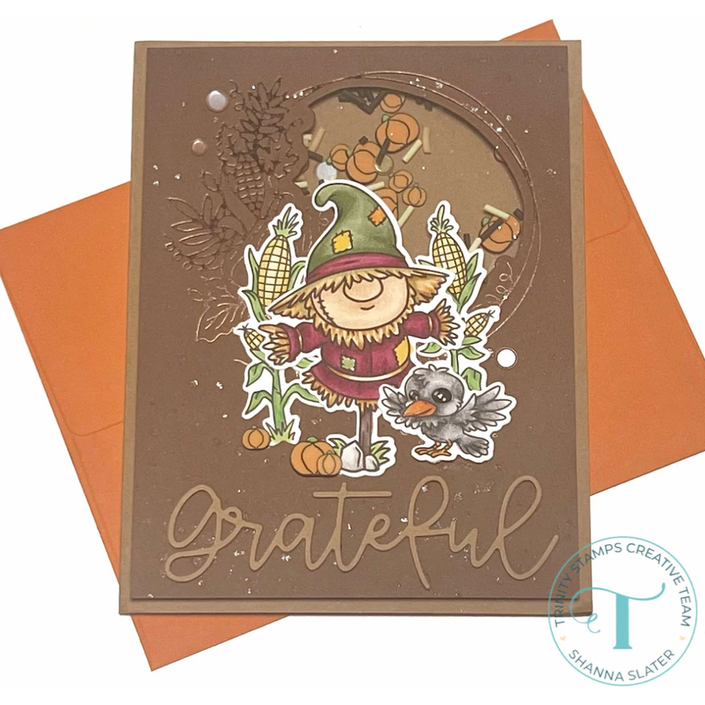 Trinity Stamps Scarecrow Gnome Die Set tmd-c350 grateful