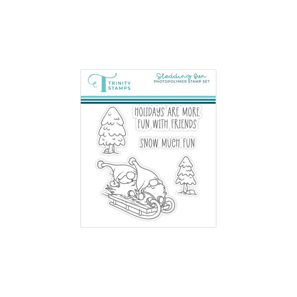 Trinity Stamps Sledding Fun Clear Stamp Set tps-354