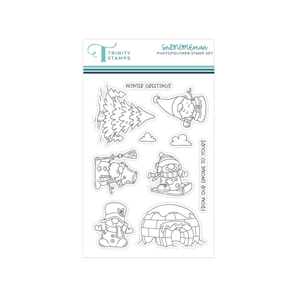 Trinity Stamps SnGNOMEman Clear Stamp Set tps-356