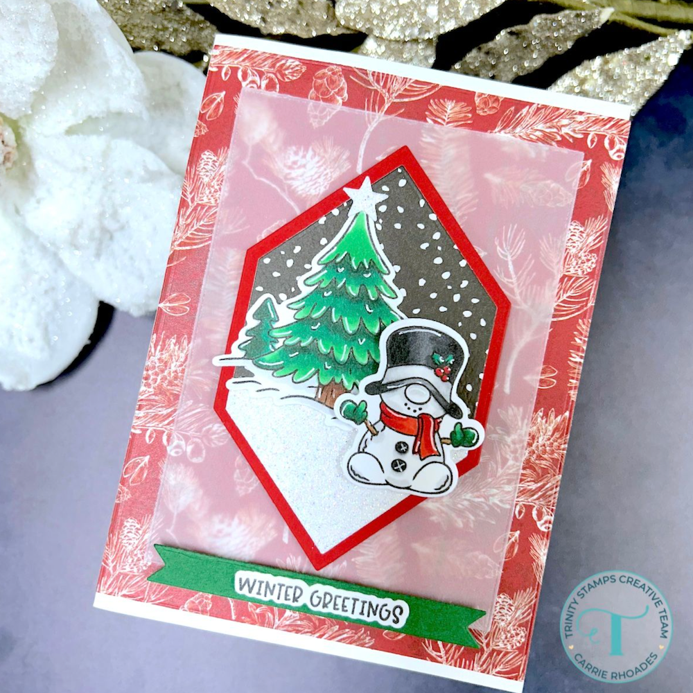 Trinity Stamps SnGNOMEman Clear Stamp Set tps-356 tree