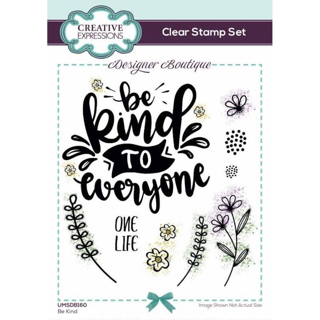 Creative Expressions Designer Boutique Be Kind Clear Stamps umsdb160