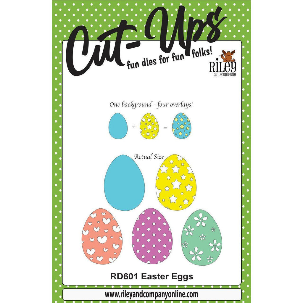 Riley And Company Cut Ups Easter Eggs Dies rd601