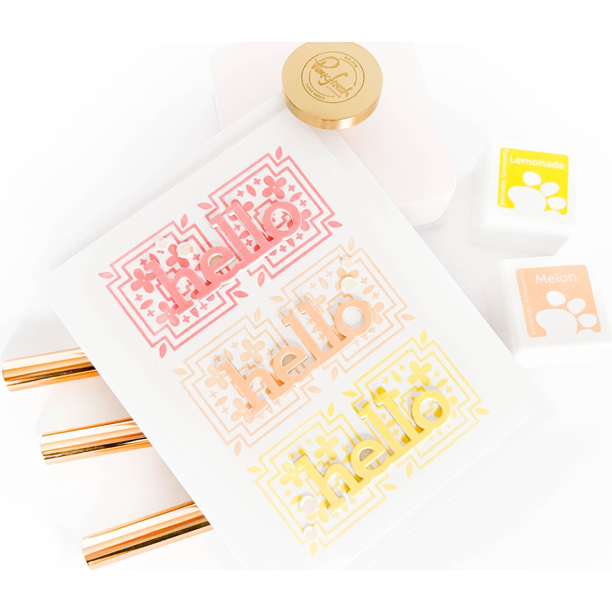 Custom Stamp  Style #27 — Haute Papier