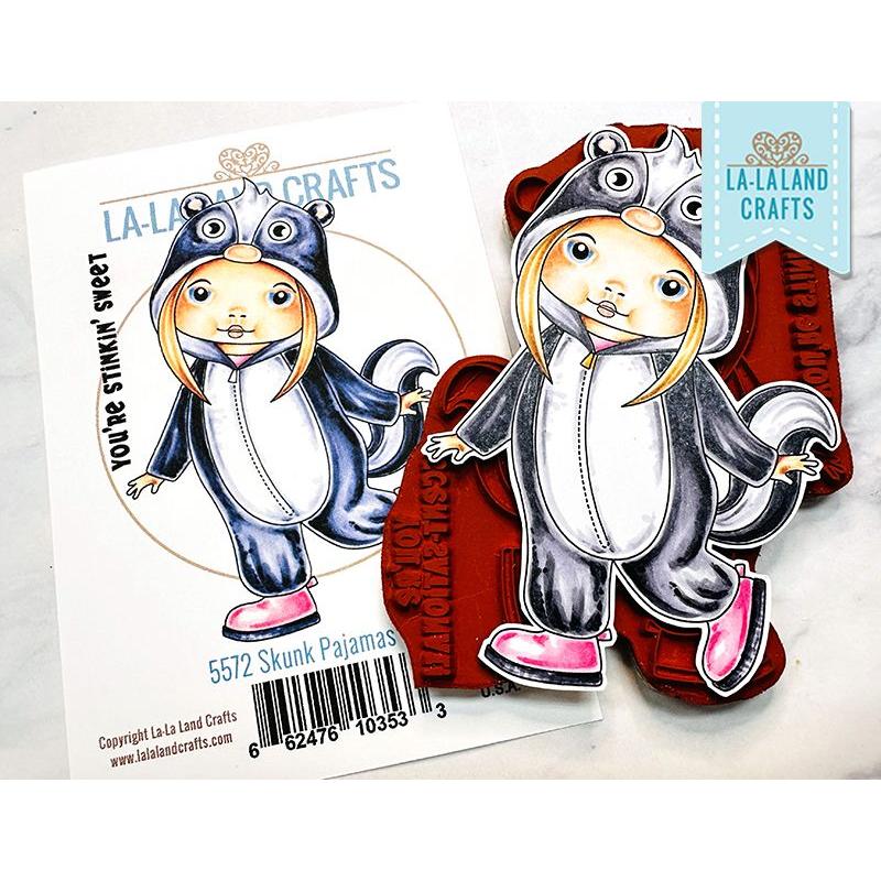 La-La Land Crafts Cling Stamp Skunk Pajamas Marci 5572 product image