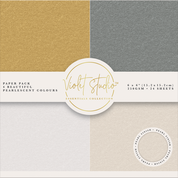 Pearl Shimmer Cardstock, 24 Sheets