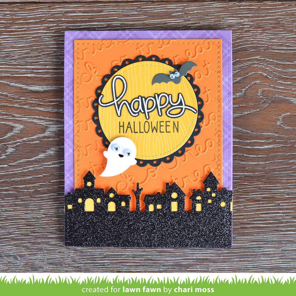 Lawn Fawn Trick or Treat Clear Stamps lf554 Happy Halloween