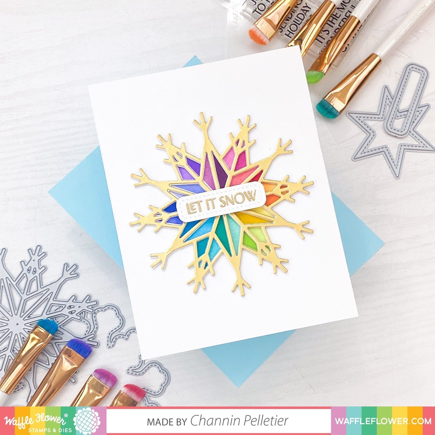 Colossal Snowflake {stamp & die duo}