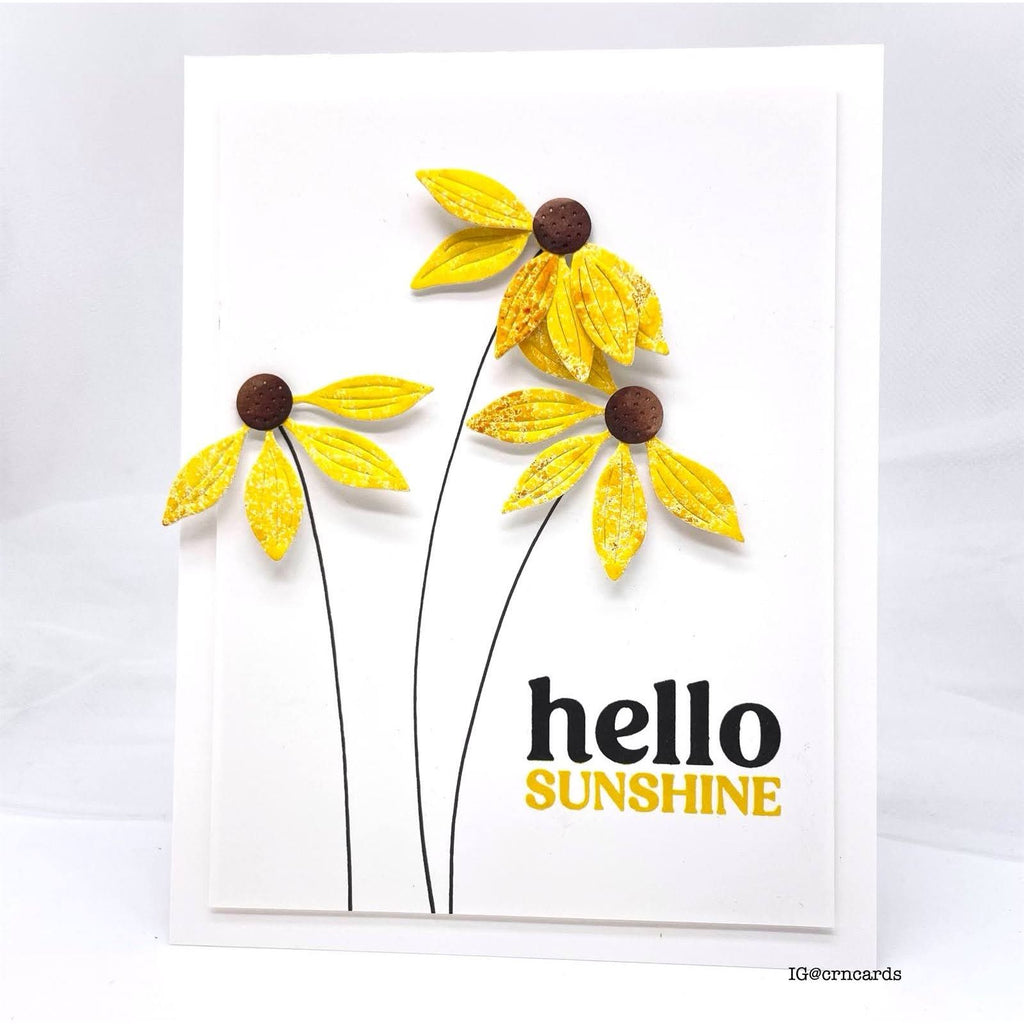 Waffle Flower Hello Sunshine STAMPtember Exclusive Stamps and Dies Set