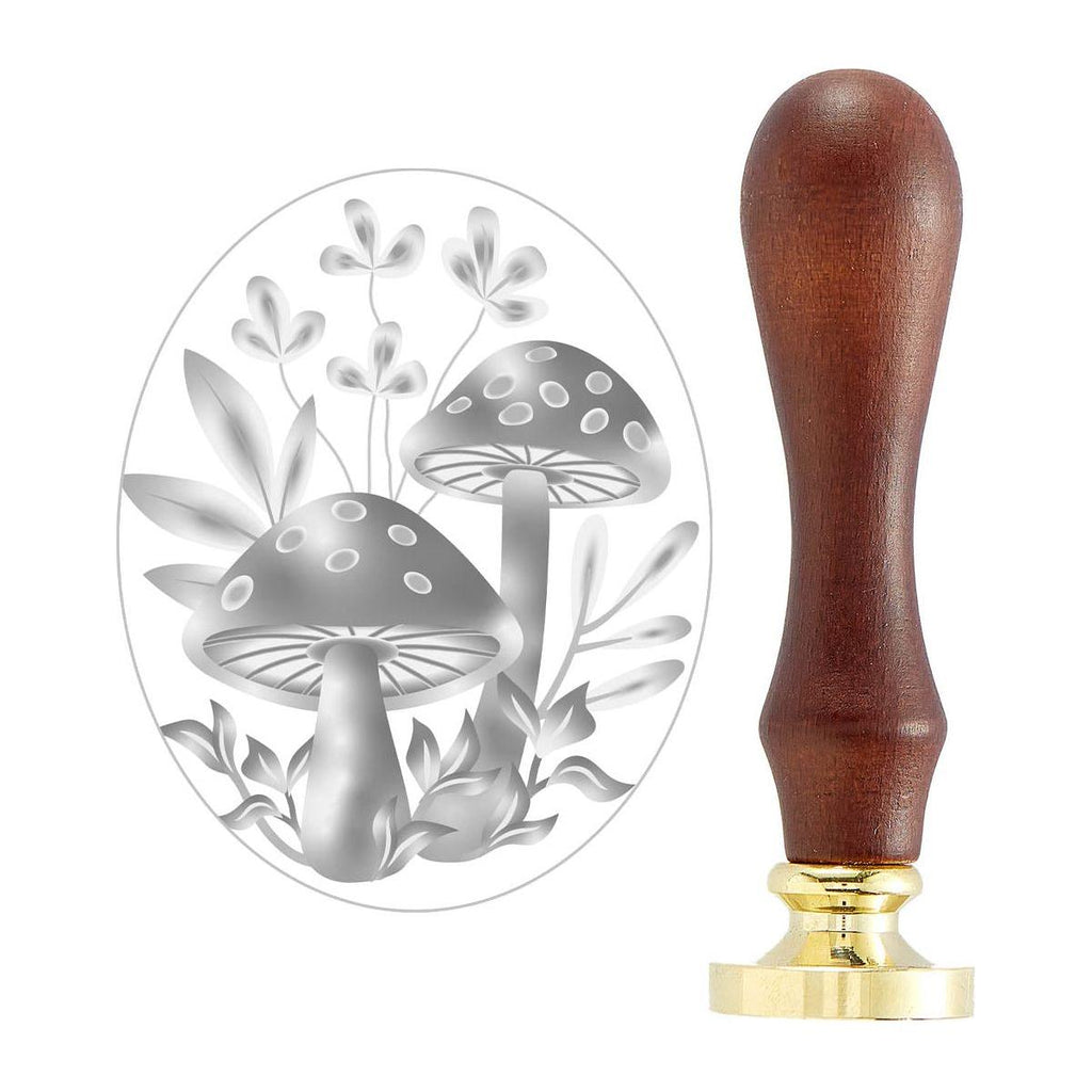 Spellbinders Forest Mushrooms 3D Wax Seal Stamp ws3d-001