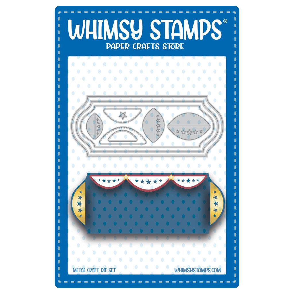 Whimsy Stamps Military Bunting Dies WSD185