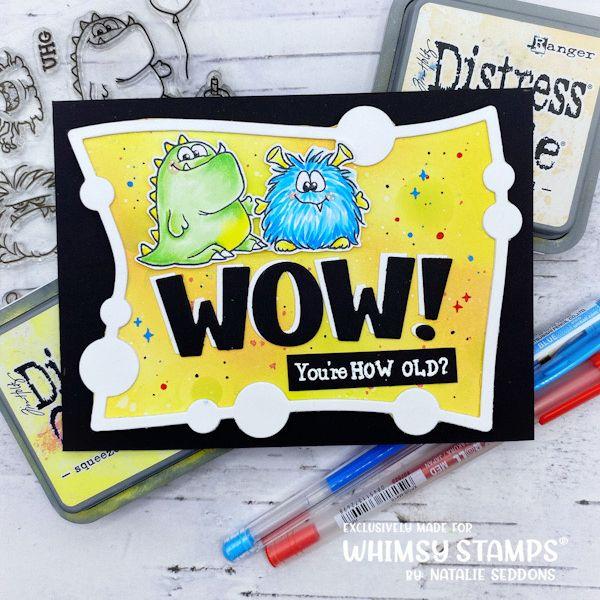 Whimsy Stamps Weird O Frame Dies WSD360a Monsters