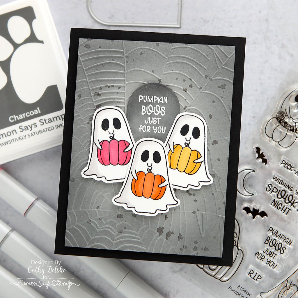 Whimsy Pumpkin Boos STAMPtember Exclusive Stamps and Dies Set