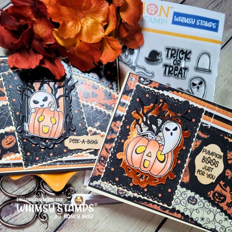 Whimsy Pumpkin Boos STAMPtember Exclusive Stamps 3104ssc