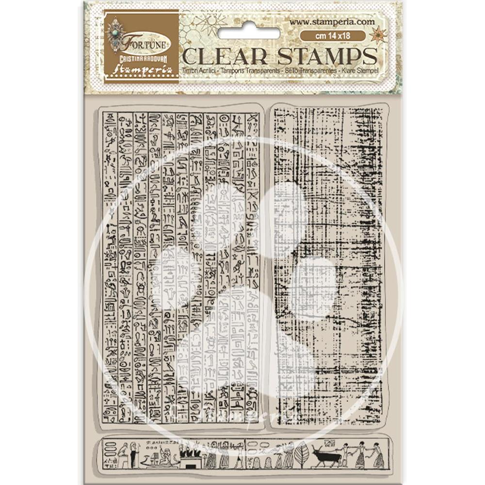 Stamperia Fortune Egypt Clear Stamps wtk194