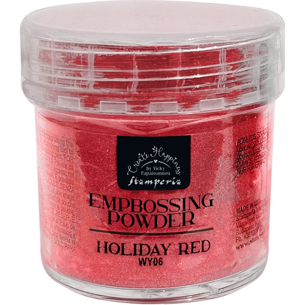 Stamperia Create Happiness Holiday Red Embossing Powder wy06