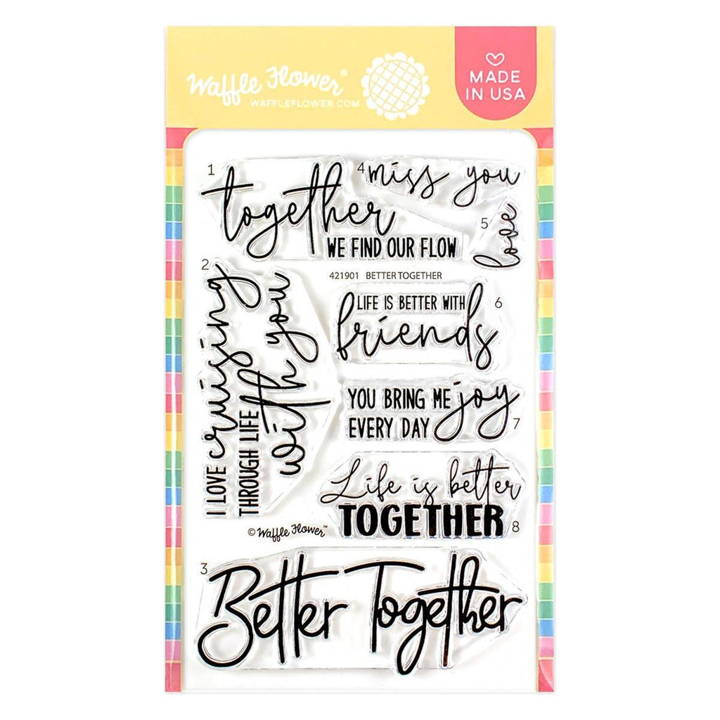 Waffle Flower Better Together Clear Stamps 421901