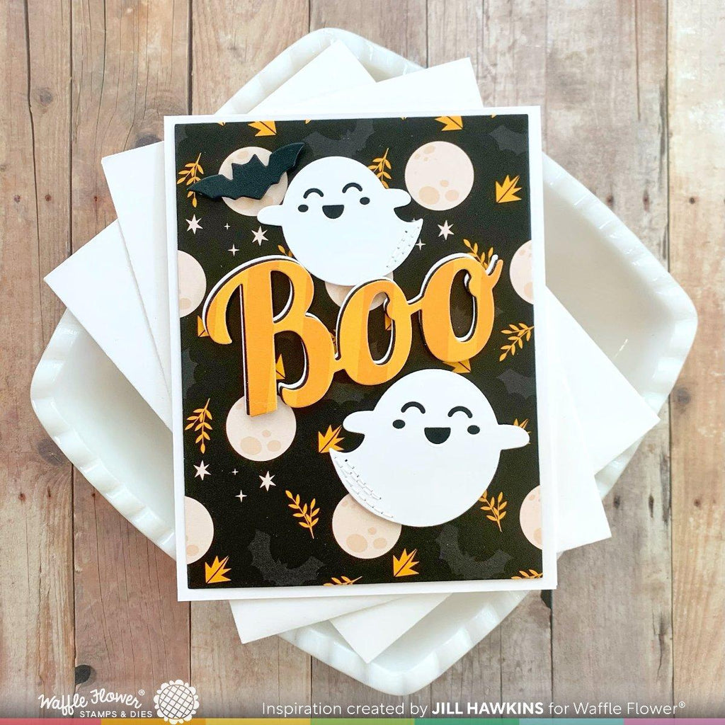 Waffle Flower Sweet Ghosts Dies 421836 boo