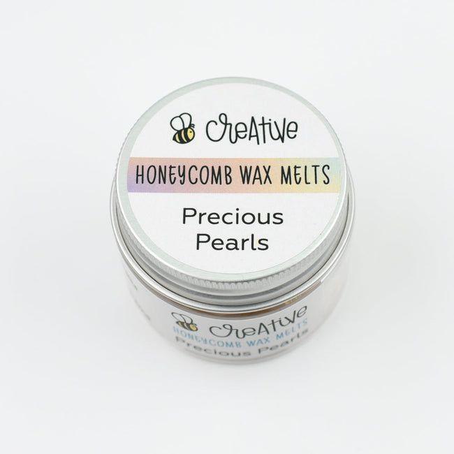 Honey Bee Precious Pearls Melts hbtl-wax17 top of jar