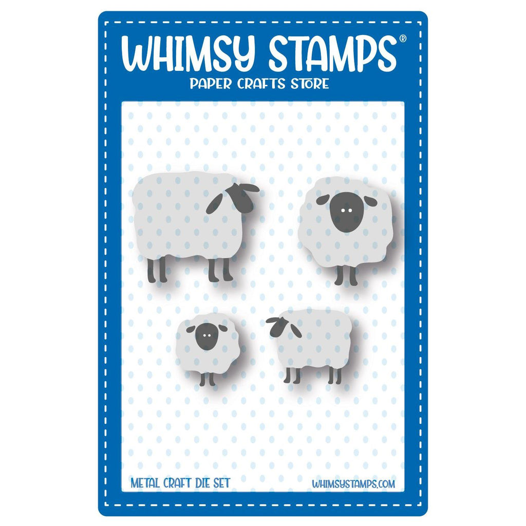 Whimsy Stamps Primitive Sheep Dies wsd001