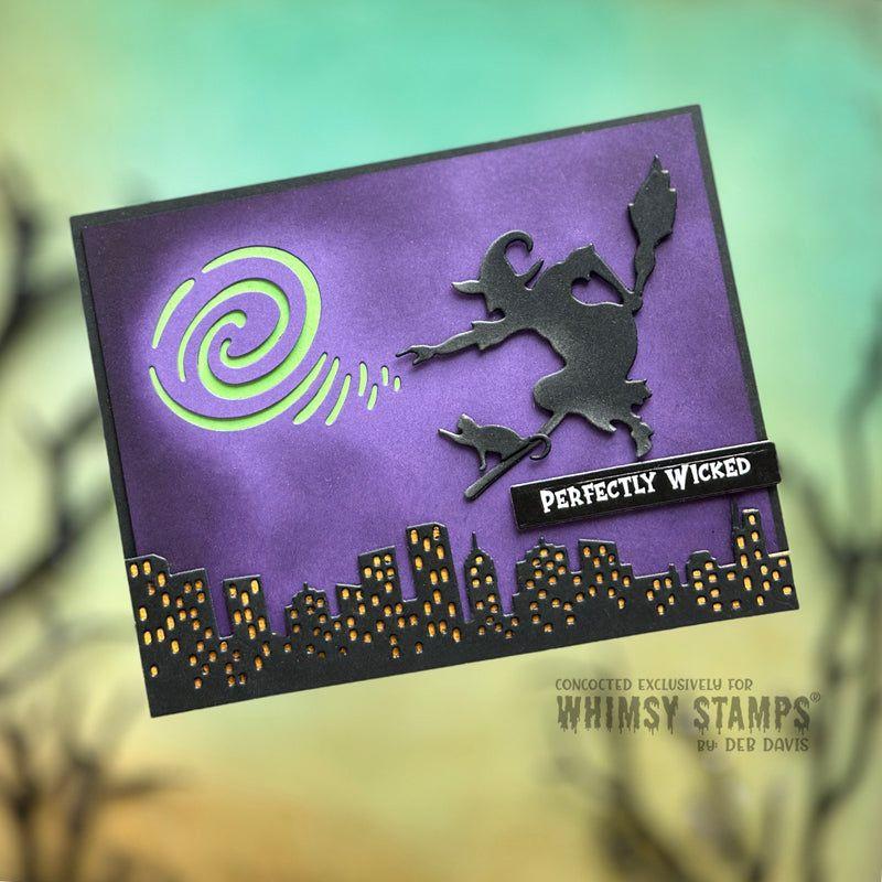 Whimsy Stamps Vortex Dies wsd429a wicked