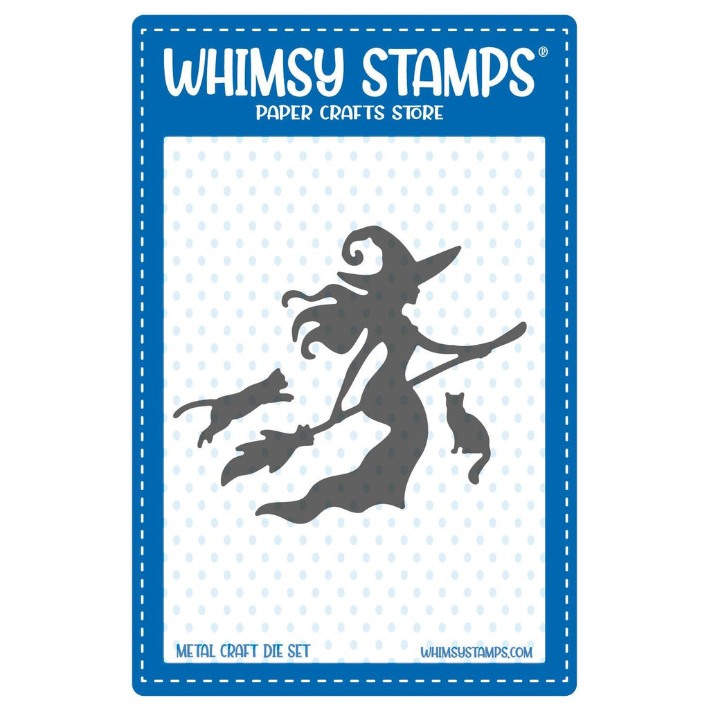 Whimsy Stamps Witch Whispers Sister Dies wsd280