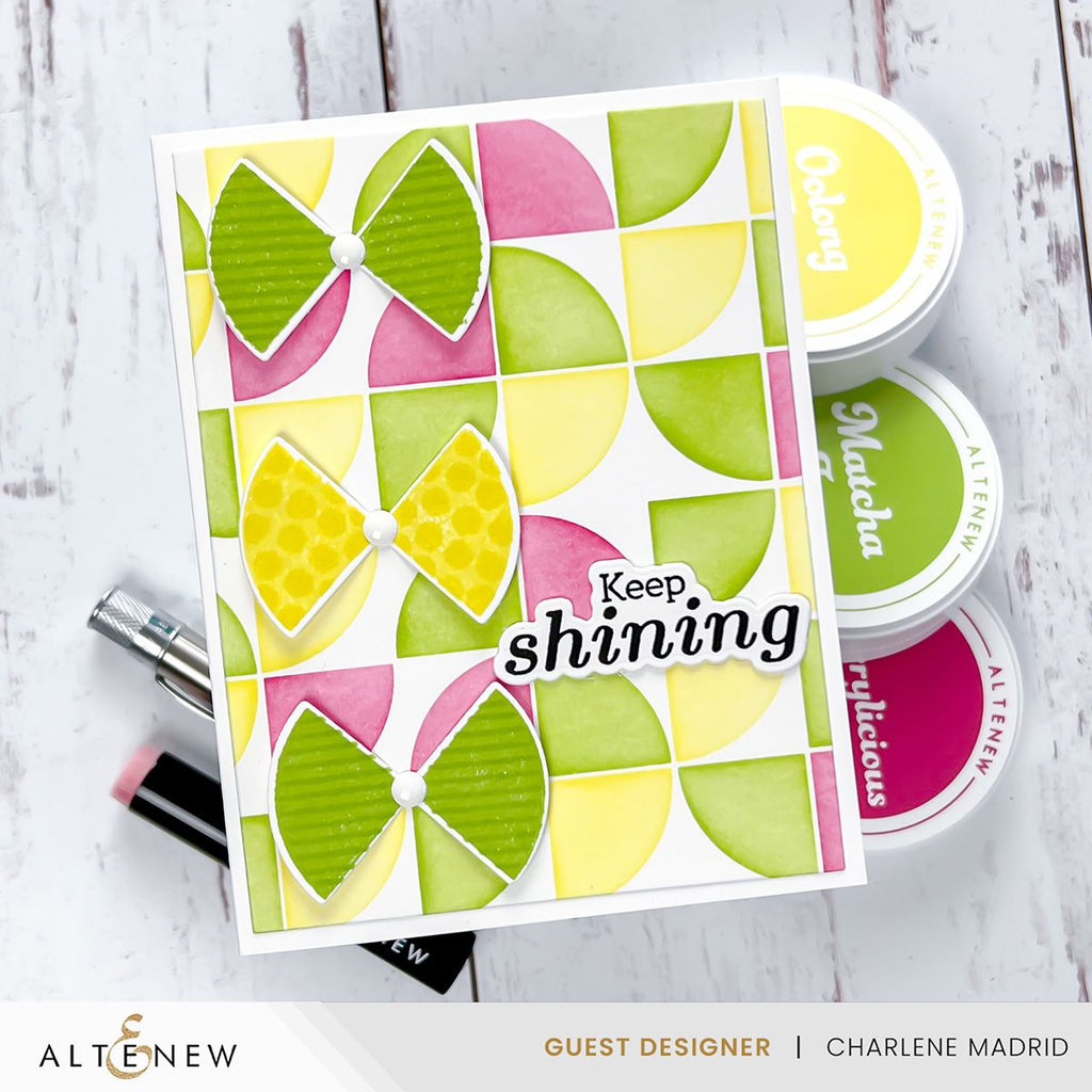 Altenew Sunny Sentiments Dies alt8831 fun bows