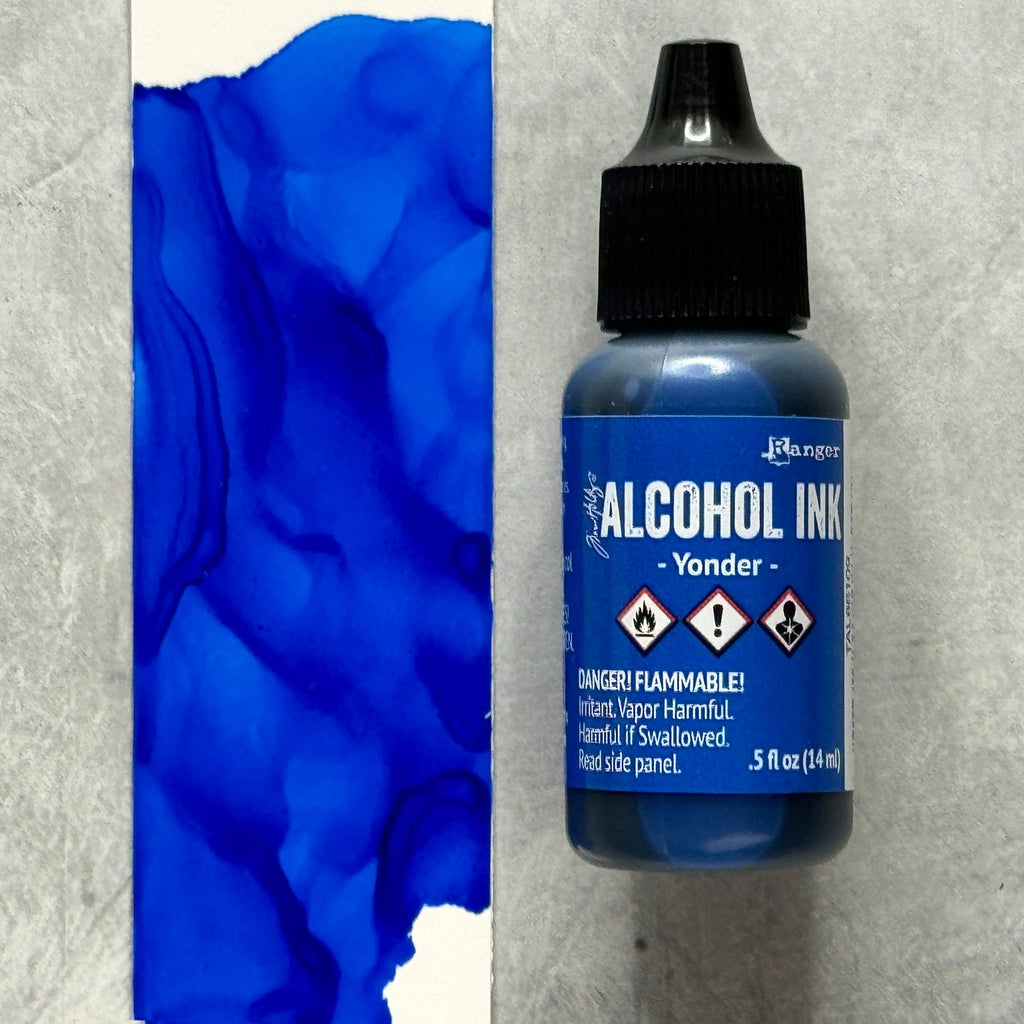 Tim Holtz Alcohol Ink Yonder Ranger tal86109 Swatch