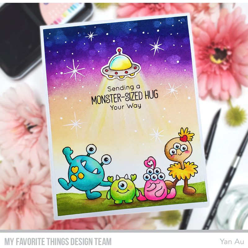 Message Monsters: cute postage stamps you can make even cuter - Boing Boing