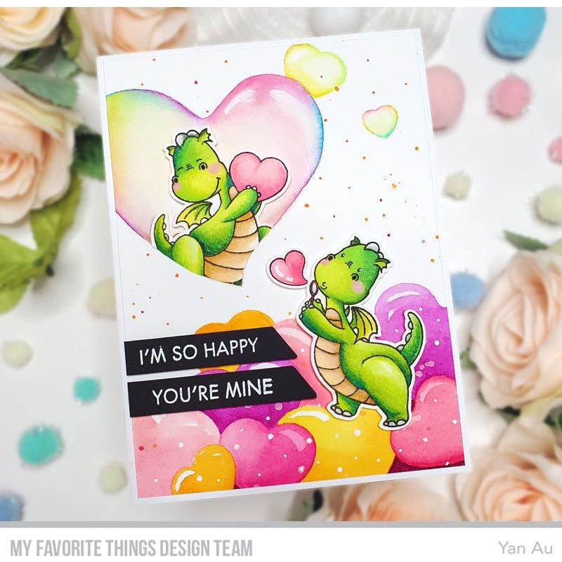 My Favorite Things Darling Dragons Clear Stamps yuzu027 So Happy You're Mine | color-code:alt1